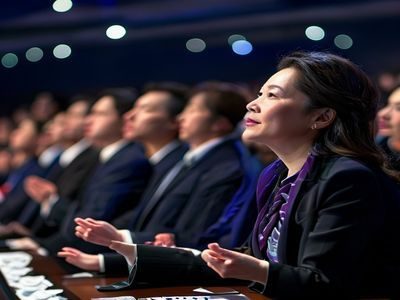 女王调教产品战略顾问魏博文在行业论坛上发表主题演讲，台下观众认真聆听，舞台背景显示专业主题，展现其行业影响力与专业权威